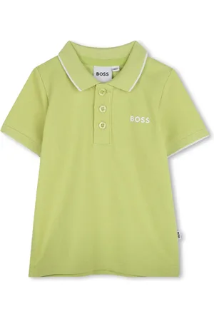 HUGO BOSS Playera tipo polo con logo bordado