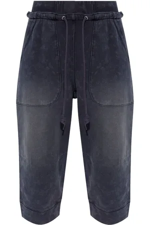R13 Pants capri con diseño deconstruido