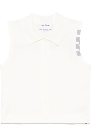 Thom Browne Chaleco con motivo 4-Bar