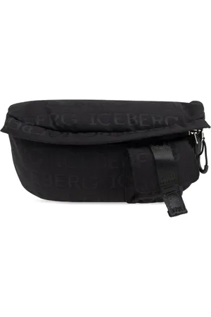 Iceberg Cangurera con logo en jacquard