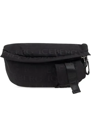Iceberg Cangurera con logo en jacquard