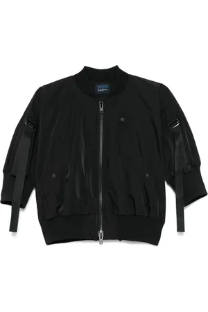 YOHJI YAMAMOTO Chamarra bomber manga corta