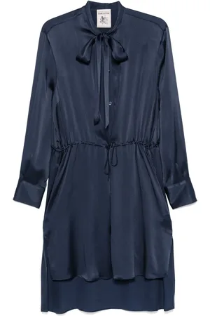 SEMICOUTURE Vestido midi satinado