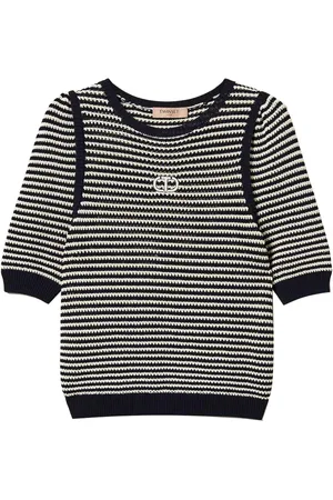 Twin-Set Playera bordada a rayas