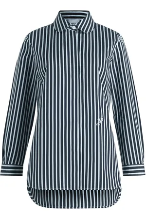 Patou Camisa de popelina con rayas estampadas