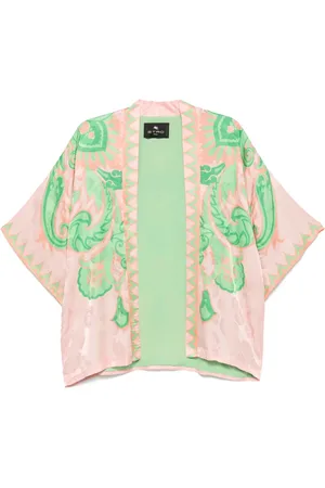 Etro Chamarra con motivo floral en jacquard