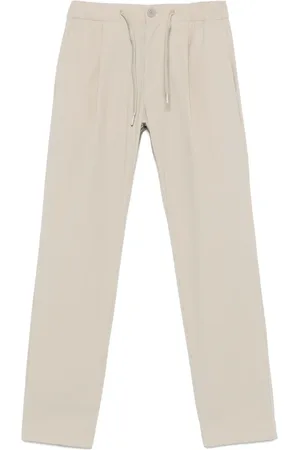 HERNO Pantalones tapered con pinzas