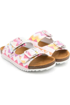 Missoni Flip flops con motivo en zigzag