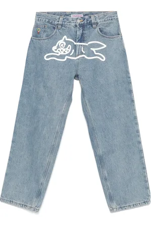 ICECREAM Jeans con cuadros estampados