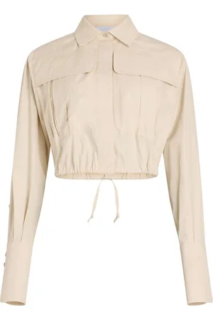 Patou Camisa corta safari de popelina