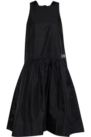 Ganni Vestido midi con diseño drapeado