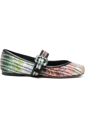 Missoni Flats entretejidos con efecto degradado