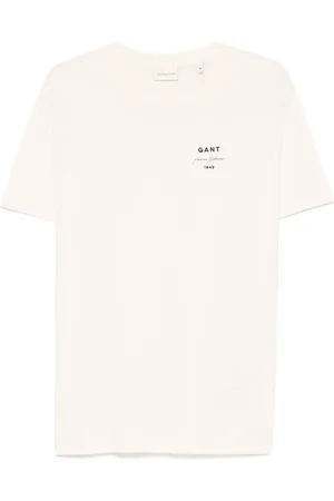 GANT Playera con logo y manga corta