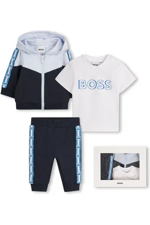 HUGO BOSS Traje deportivo de tres piezas con logo estampado