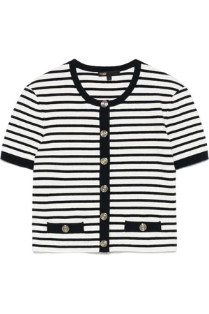 Maje Playera con motivo de rayas