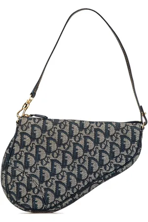 Dior Bolsa de hombro Mini Oblique Saddle Pochette 2002