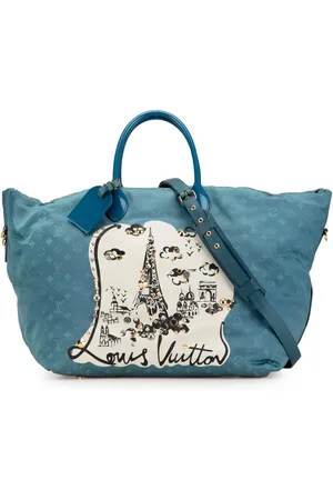 LOUIS VUITTON Bolsa satchel Monogram Nylon Nouvelle Vague Beach Bag 2011