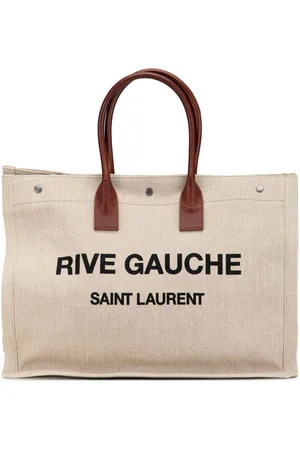 Saint Laurent Tote Large Canvas Rive Gauche Noe Cabas 2017