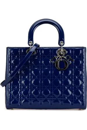 Dior Bolsa satchel Large Patent Cannage Lady Dior 2013