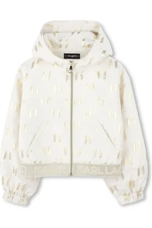 Karl Lagerfeld Hoodie con logo en la pretina