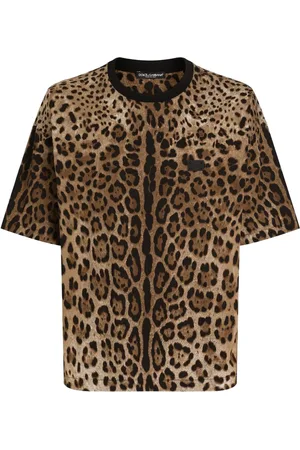Dolce & Gabbana Playera con estampado de leopardo