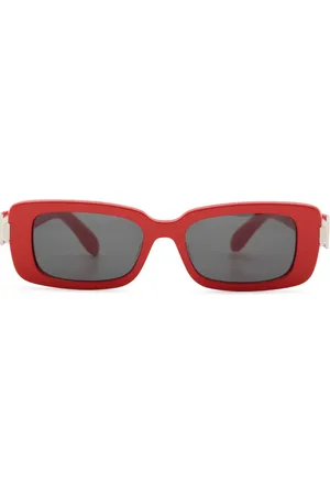 Salvatore Ferragamo Lentes de sol con armazón rectangular