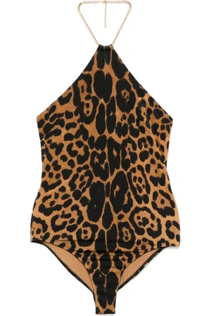 Tom Ford Traje de baño con estampado de leopardo