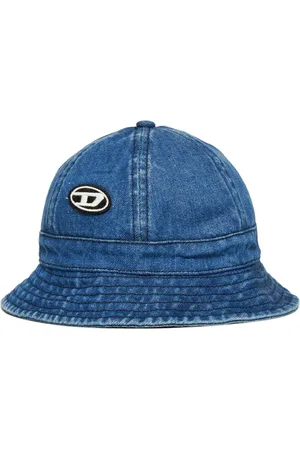 Diesel Gorro de pescador con aplique del logo