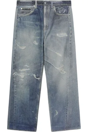 OUR LEGACY Jeans con detalle rasgado