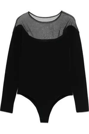 MUGLER Body con panel transparente