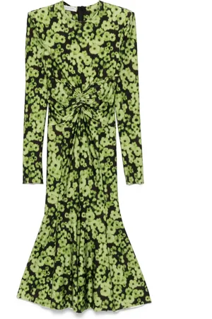 Serafini Vestido midi con estampado floral