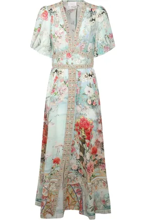 Camilla Vestido con motivo floral