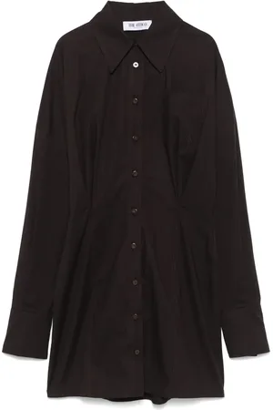 The Attico Vestido camisero corto