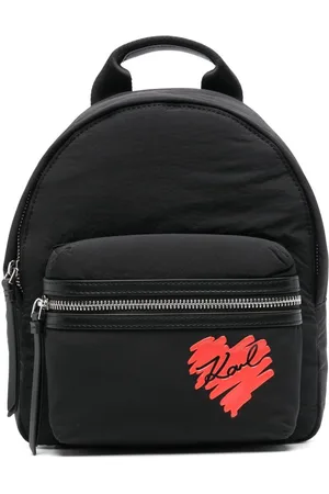 Karl Lagerfeld Mochila con logo estampado