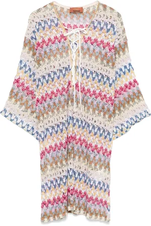 Missoni Pareo con motivo en zigzag