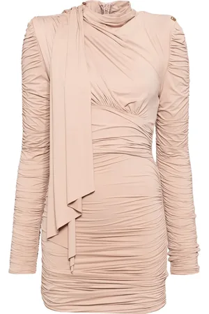 Elisabetta Franchi Vestido corto fruncido