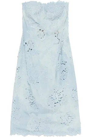 ERMANNO SCERVINO Vestido midi con aplique floral