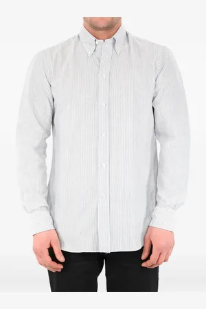 SALVATORE PICCOLO Camisa con rayas estampadas