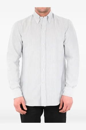 SALVATORE PICCOLO Camisa con rayas estampadas
