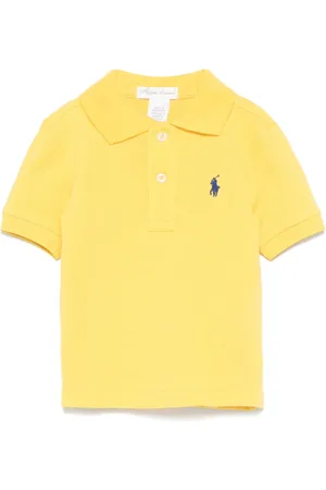 Ralph Lauren Playera tipo polo de piqué