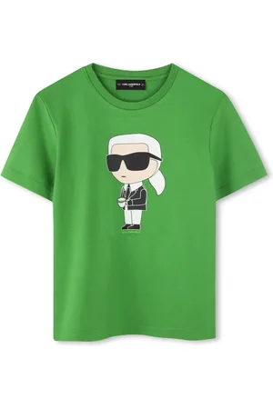 Karl Lagerfeld Playera con motivo Ikonik Karl