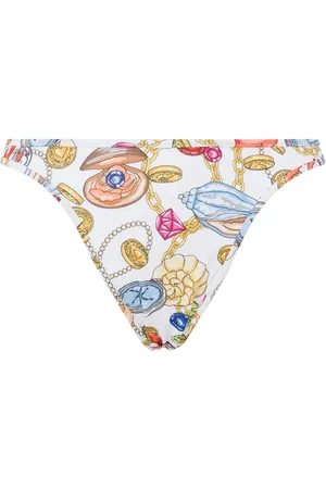 Moschino Bikini bottom con conchas de mar estampadas