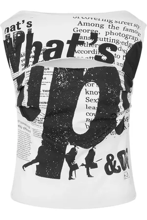 Moschino Top con texto estampado