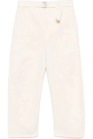 LEMAIRE Pantalones retorcidos con cinturón