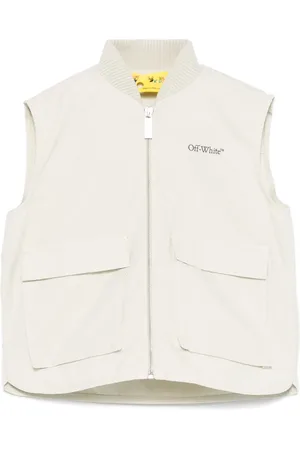 OFF-WHITE Chaleco con logo estampado