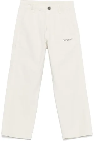 OFF-WHITE Pantalones con logo estampado