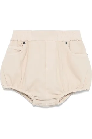 DOUUOD KIDS Shorts con logo bordado