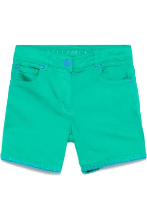 Stella McCartney Shorts de mezclilla bordados