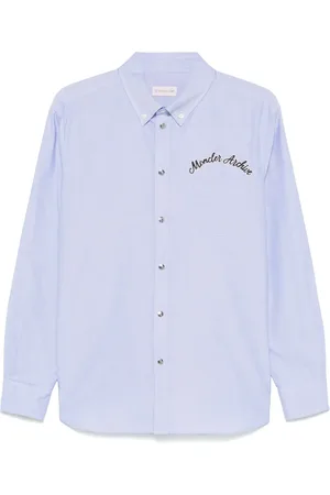 Moncler Camisa con logo bordado