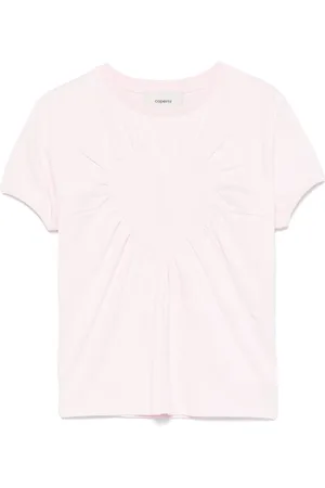 COPERNI Playera fruncida con motivo de corazón